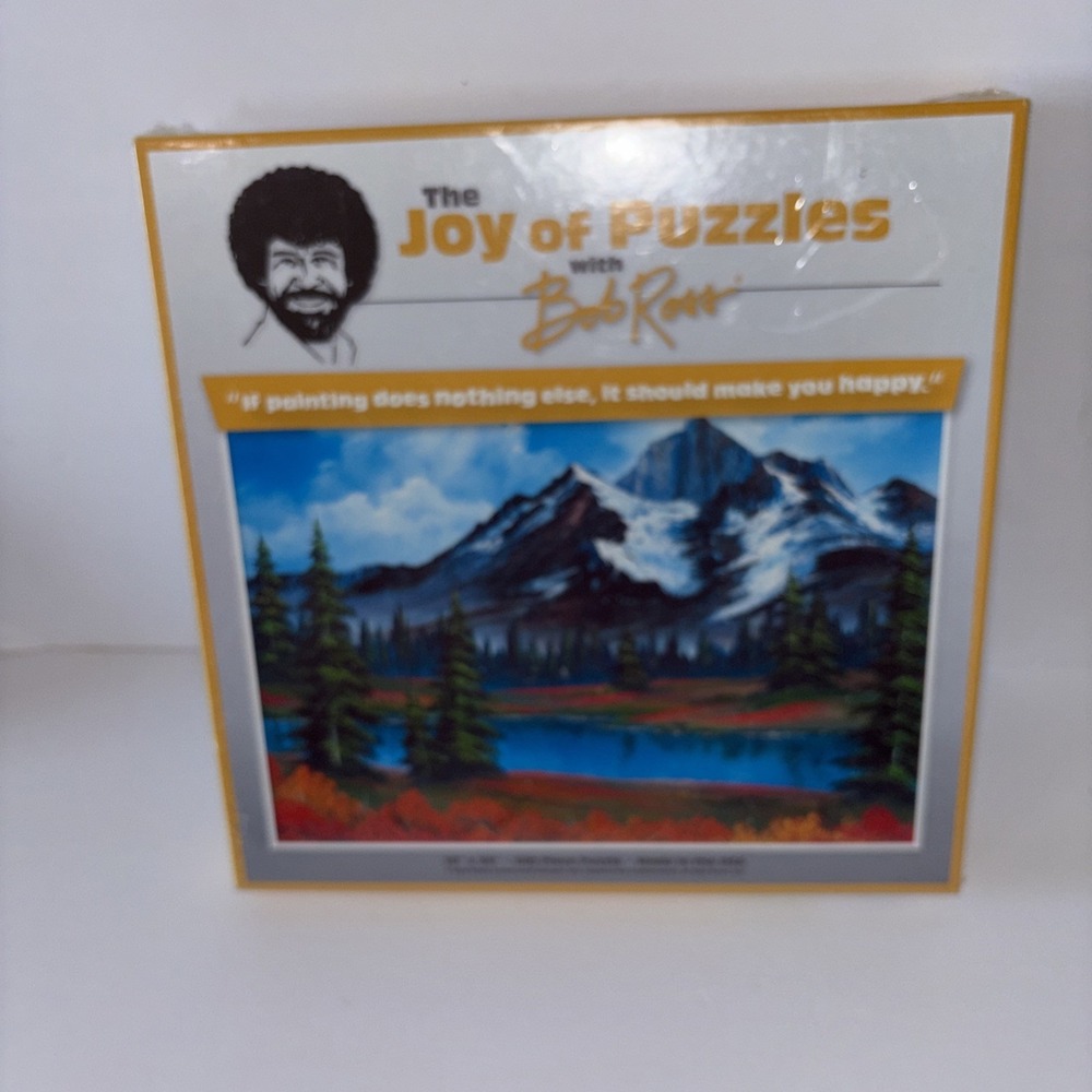 "The Joy Of Puzzles With Bob Ross" Spring Mountains 500 Pieces Sealed